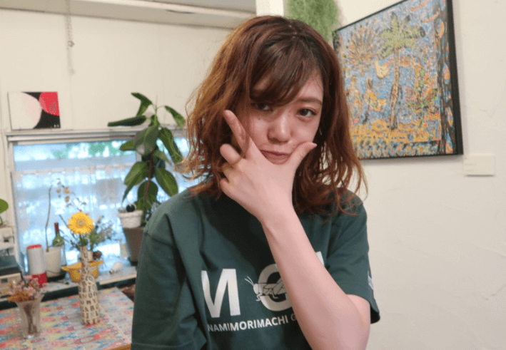 倉田直花の顔