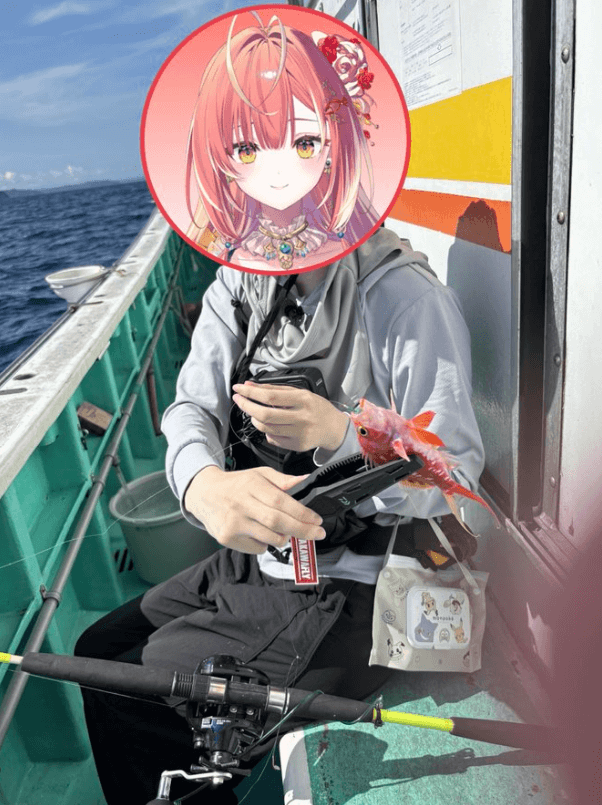 紅波マダイの中の人の写真
