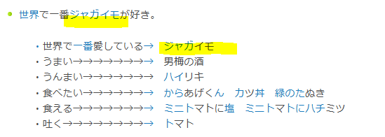 じゃがいもが大好き