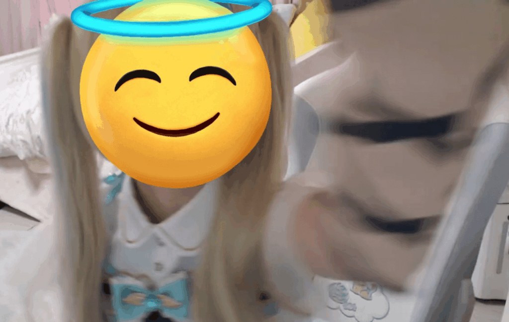 天羽しろっぷの中の人の顔隠し