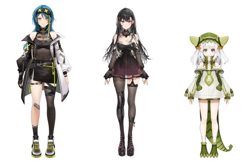 青月レミア,黒刃アリヤ,地崎ジラ