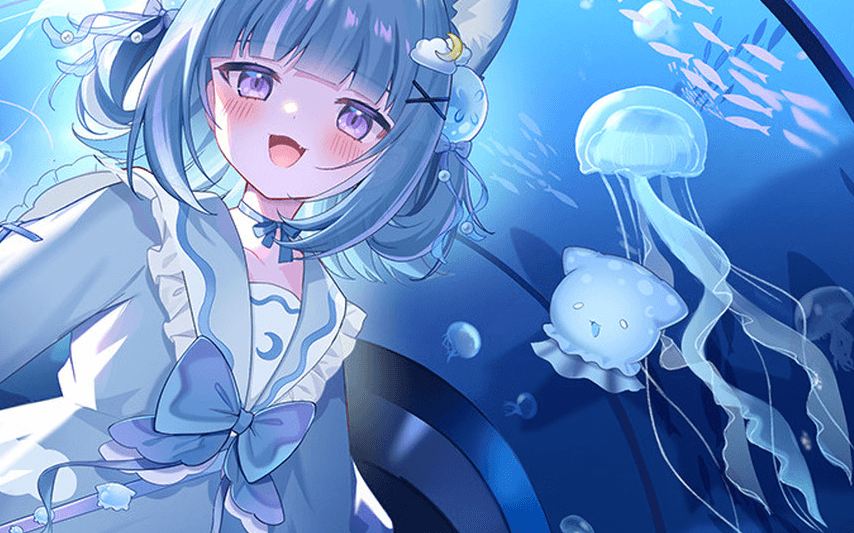 海月雲ろあさんのモチーフはクラゲ