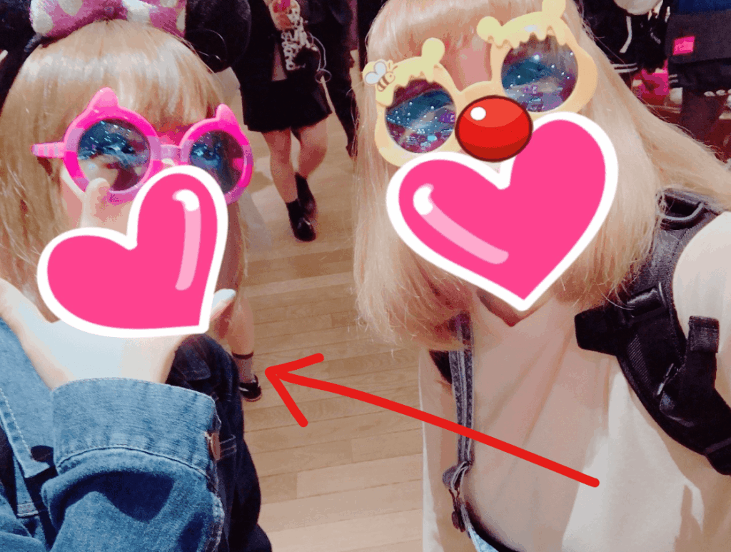 神楽めあの中の人の顔隠れ写真