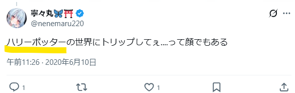 ハリーポッターが好き