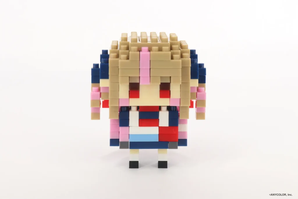 魔界ノりりむさんと栞葉るりさんをドット絵調で立体化